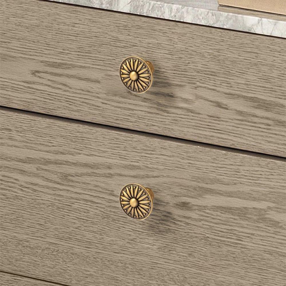 1Pcs Single Hole Cabinet Handle Vintage Door Handle Pulls Antique Drawer Knob  Furniture Accessory