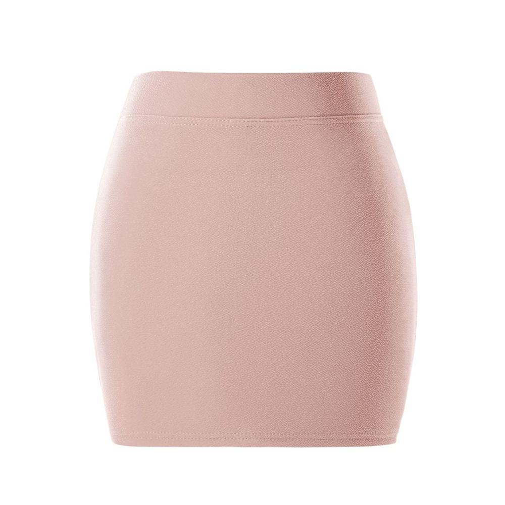 Summer Women Basic Skirt Package Hip Skirt Mini Elastic Pencil Skirts Office Lady Draped Slim Business Plus Size One Step Skirt