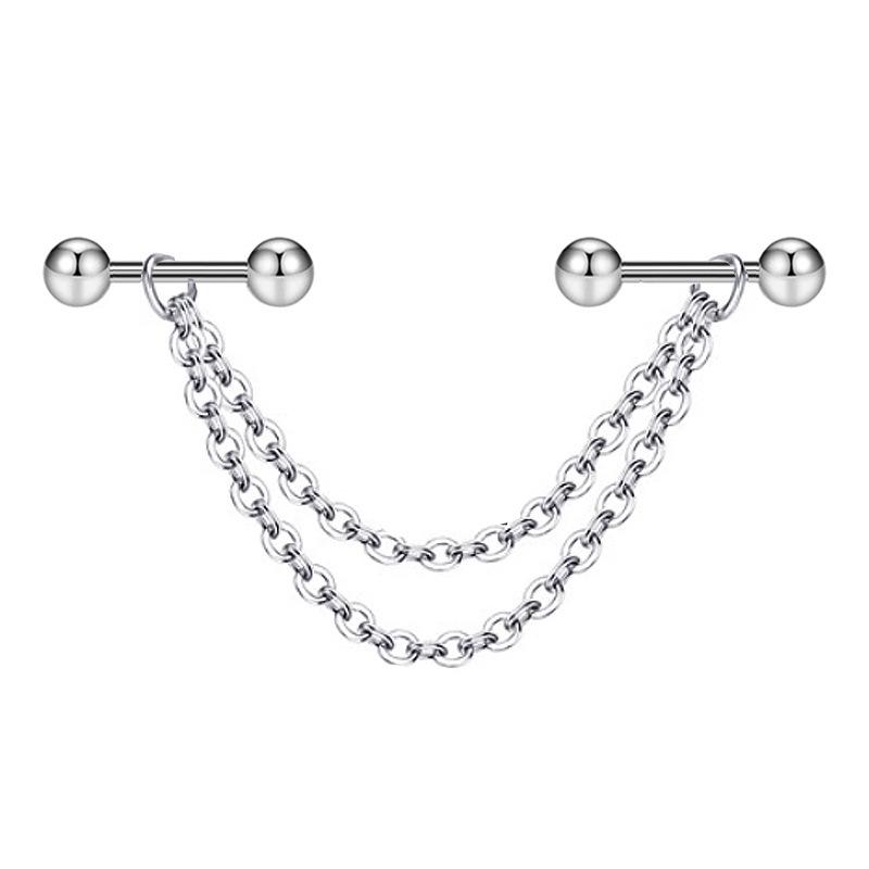 Gaibei European & American Cross-Border Ear Bridge & Bone Nail Chain Piercing