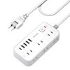 3m Extension Cord, Power Strip, Multi-Outlet, Mscien, 6 AC Outlets (4 USB-A, 1 USB-C), with Switch, Surge Protection, Power Cord, Multi-Outlet,