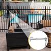 Screen Door Latch Set 12-Pieces Stainless Steel Privacy Latches Spring-Loaded Security Hardware For Bathroom Shed Pool Gate Spa