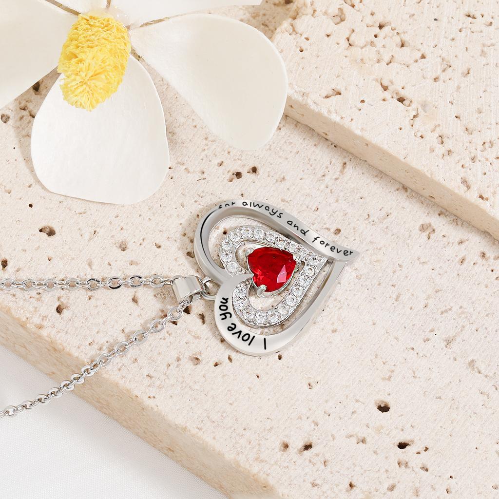 Tolv stjerners stein fersken hjerte halskjede kvinne farget svart brev kjærlighet hjerte hjerte hjerte halskjede