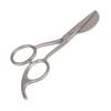 Stainless Steel Applique Scissors Duckbill Blade Comfortable Ergonomic Handle DIY Carpet Shears