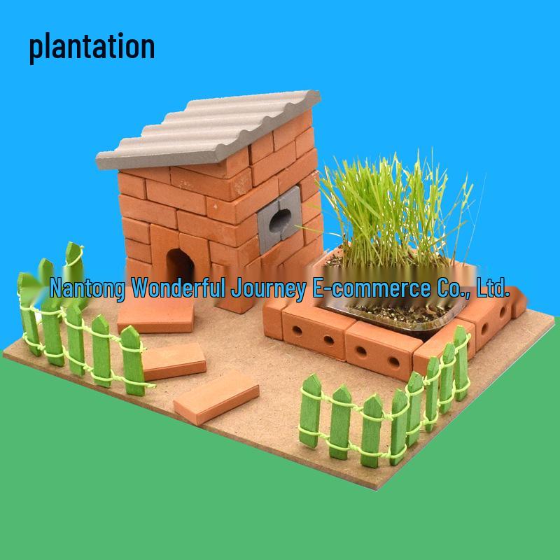 Little Bricklayer DIY Cement House Building Blocks - Educational Toy for Children