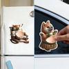 1/4Pcs Anti-Collision Sticker Soft Elastic Dog Belly Design Stress Relief Toy Kids Adults Portable Decompression Tool