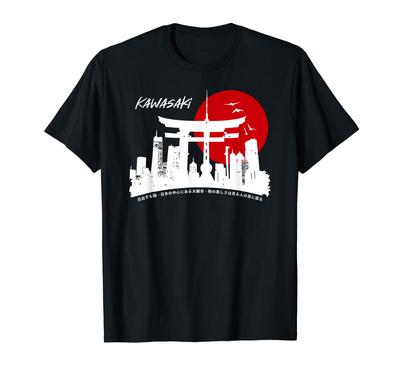 Camiseta Kawasaki City Estética Retrô Japonesa Anos 90 Kawasaki Anos 80