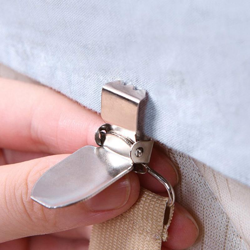4pcs /Set Adjustable Sheet Suspenders Mattress Gripper Clips Triangle Bed Sheet Holders Fitted Sheet Clip For Bed Mattress Cover