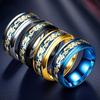 Men's High-Grade Titanium Steel Ring, Non-Fading Chinese Dragon Design, Stylish Stainless Steel Hand Jewelry.