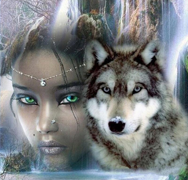 Wolf DIY 5D Diamond Painting Full Round Drill Resin Animal Diamont Embroidery Cross Stitch Home Decor Wall Art