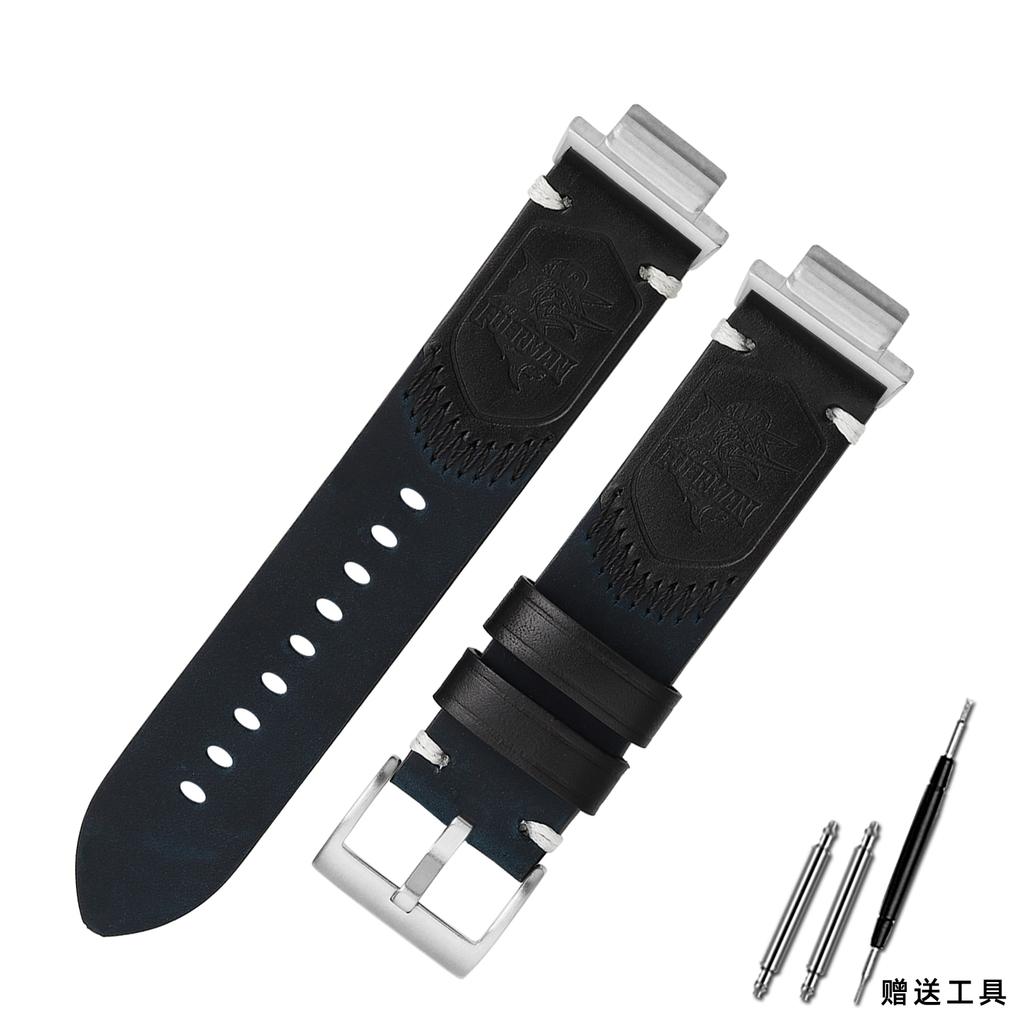 GA2100 Retro Cowhide Watch Strap For Casio G-SHOCK GA-2100 2110 GBM-2100 Modified Genuine Leather Bracelet Men Band Accessories