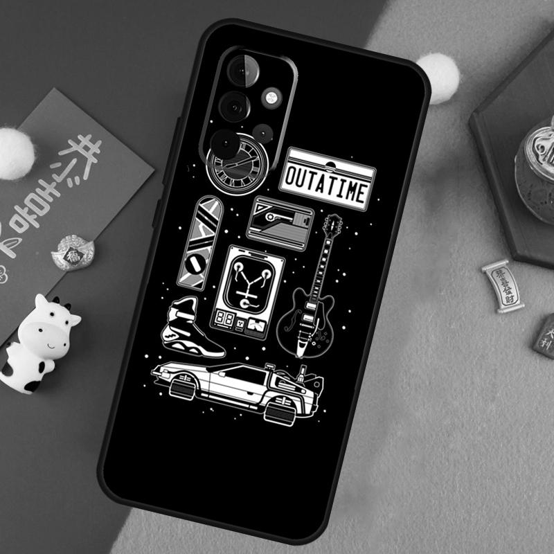 Back To The Future Case For Samsung Galaxy A16 A17 A54 A34 A14 A15 A35 A55 A52 A12 A32 A13 A33 A53 A26 A36 A56