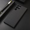 Ultra-Thin Kevlar Pure Carbon Fiber Phone Case For Samsung Galaxy S23 S24 26 Ultra Plus Commercial Aramid Fiber Shockproof Cover