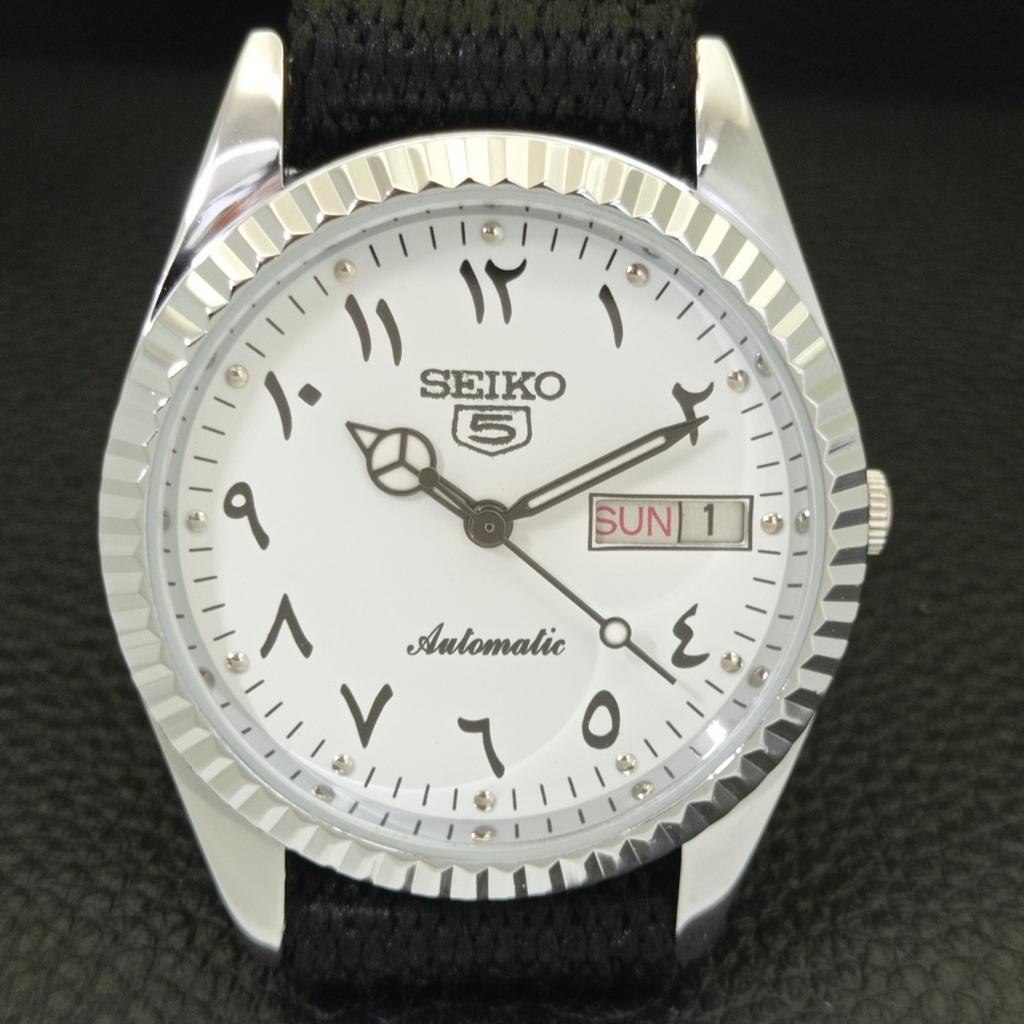 REFURBISHED VINTAGE SEIKO 5 AUTOMATIC 6309A JAPAN MENS ARABIC WATCH a441491-5 Sk-a441491