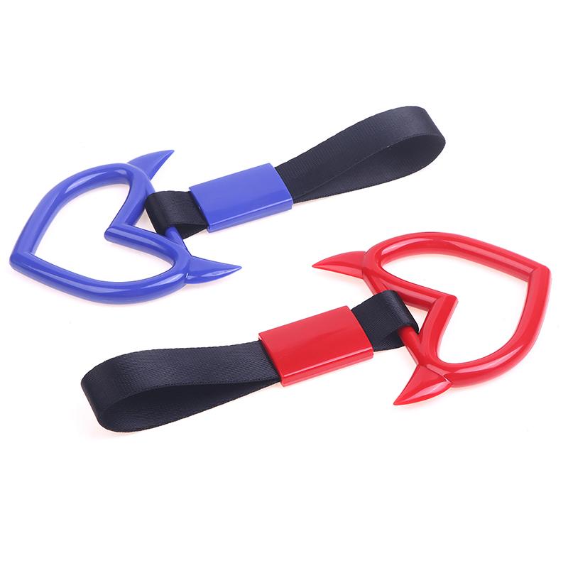 Auto Accessories Glow Ring Devil Heart Train Bus Handle Strap Drift Charm Drift Warning Ring for Car