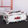 European Style Paper Drawer Living Room Household Plastic Tissue Box Dining Table Ktv Creative Napkin Paper Box