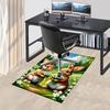 1PC Bunnies Flowers Extra Large Non-Slip Floor carpet, Office, family, bedroom, Studio - Large Area Rug,Longlasting Material-K0329