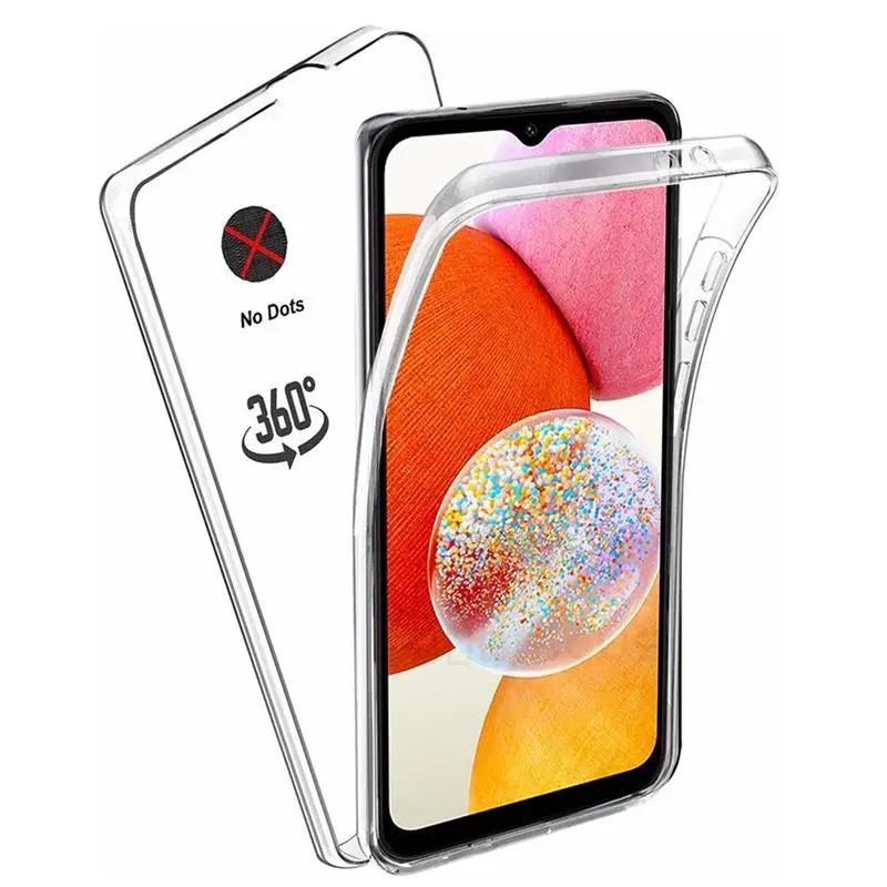 360 Degree Case For Samsung Galaxy A15 A35 A25 A04S A04E A14 A24 A34 A54 A03 A13 A33 A53 Transparent Built-in Screen Protector