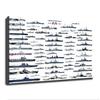 ARtray US Navy Ship Class 1939, 1945 World of War Canvas Decorative Painting Poster Home Decor Art HD Pictures Bedroom Living Room Wall Art