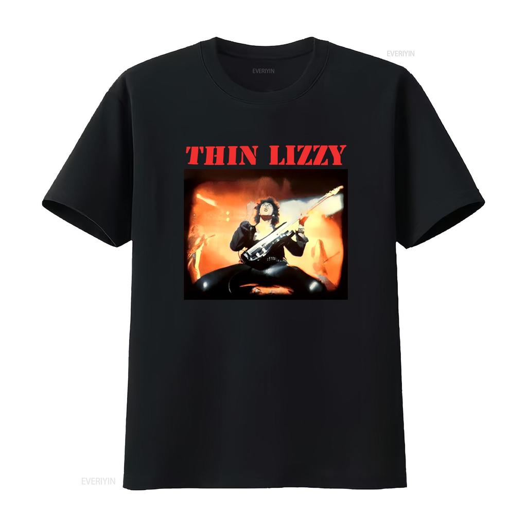 Vintage Thin Lizzy Rock N Roll Band Tour Metal Classic Phil Lynott T Shirt XL vintage Washed homme Comfortable Stretched