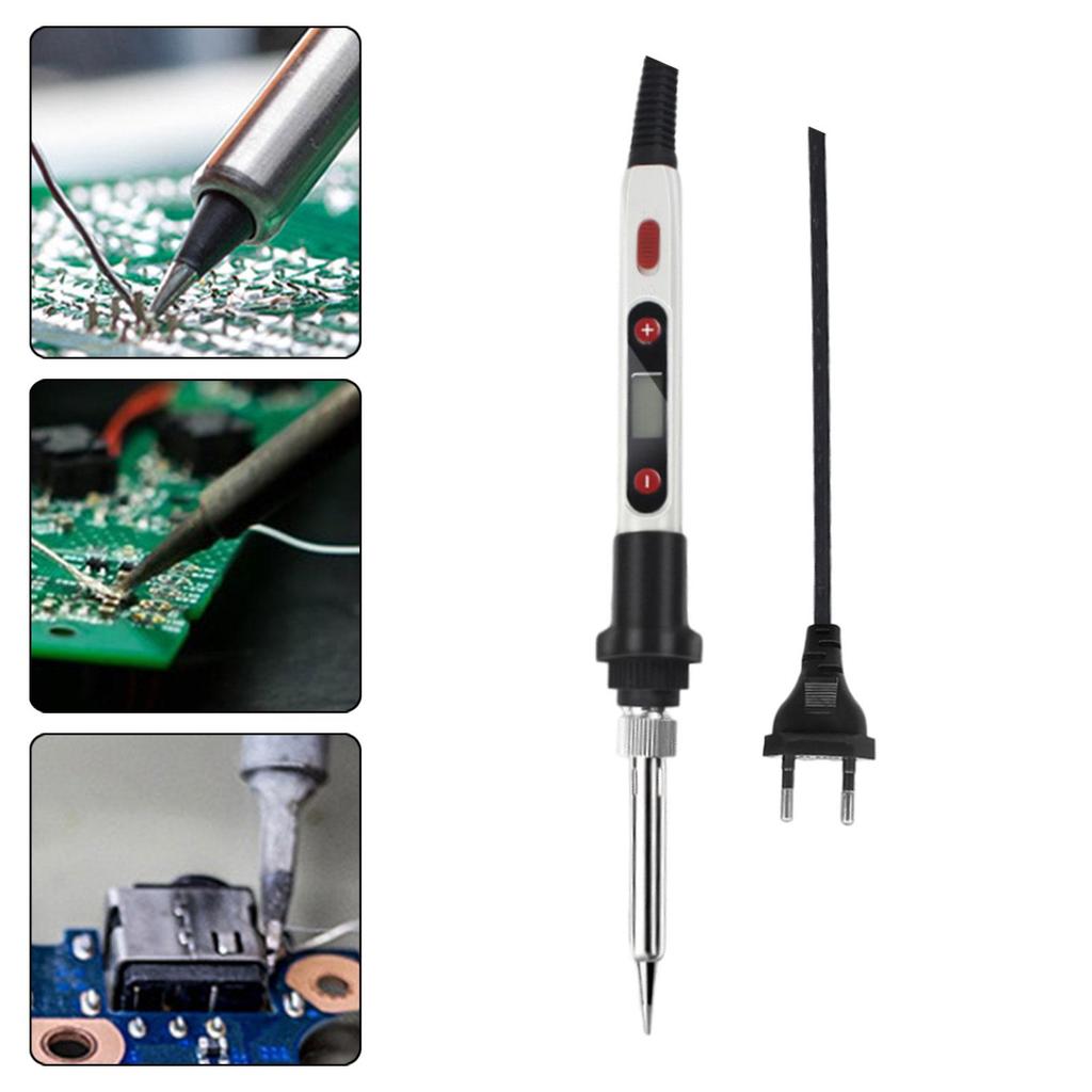 Electric Soldering Iron Kits 60W for Repair DIY Project Craft white