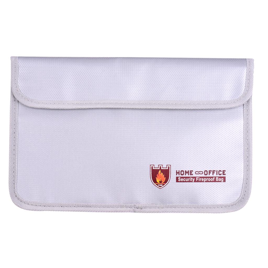 Bolsa Documentos à Prova De Fogo VAZIOYAR - 38x28cm Com 2 Bolsos