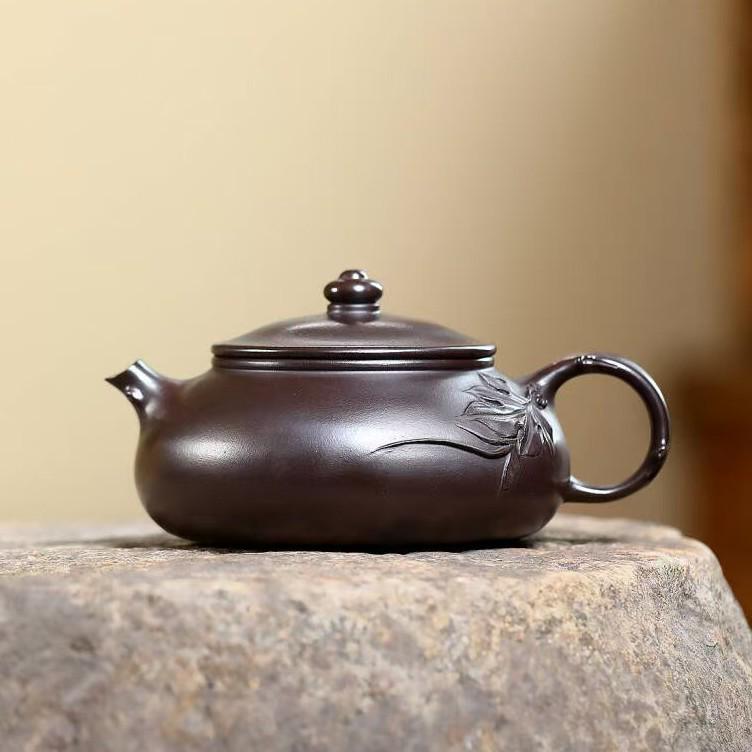Yixing Zisha Purple Clay Teapot - Handmade Cold River Gongfu Tea Set