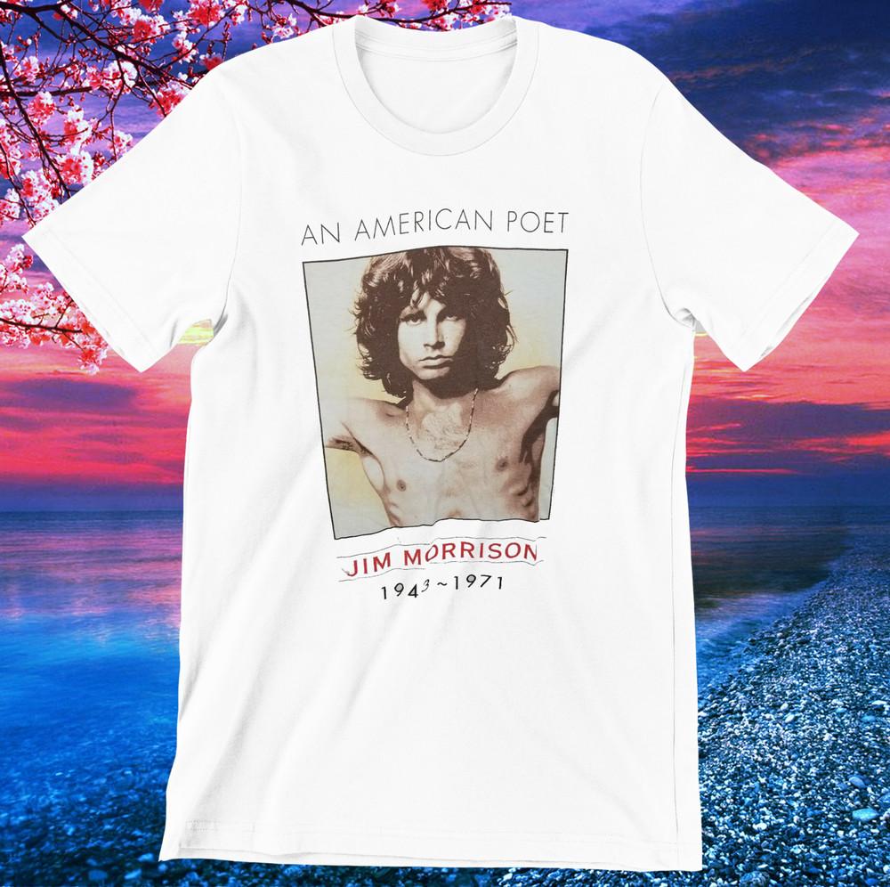 Jim Morrison The Doors Band Adult T Shirt Size S To 4XL BTN163 - BSS169 Unisex T-Shirt XXXXL