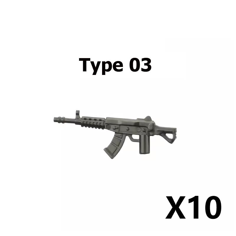 Military Building Block Set Military Supplies Waffen Accessory Soldier Colonel Helmet Gun Rifle M16 Waffen Box Ammunition Brick Toy
