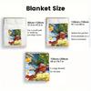 Dragon Ball Creative Design Blanket Stylish Flannel Soft Blanket for Bedroom Home Decor THW