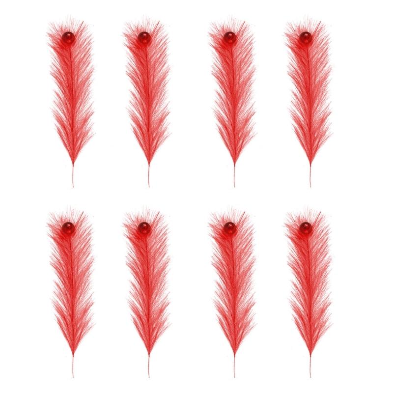 Faux Pampas Grass Decor,Artificial Pampas Grass Fluffies Home Decor,Pompous Grass Flower Arrangement Home Wedding Decor