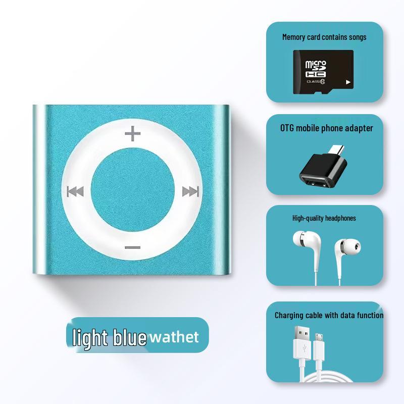 Portable Mini MP3 Player for High School Students - Music & English Listening