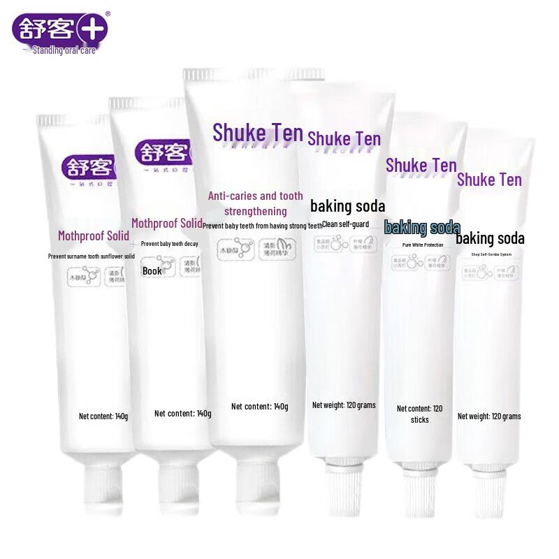 Shuke Fresh Mint & Whitening Toothpaste 6-Pack
