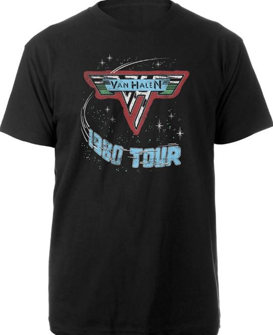 

Van Halen 1980 Tour Black T-Shirt Unisex T-Shirt XXL
