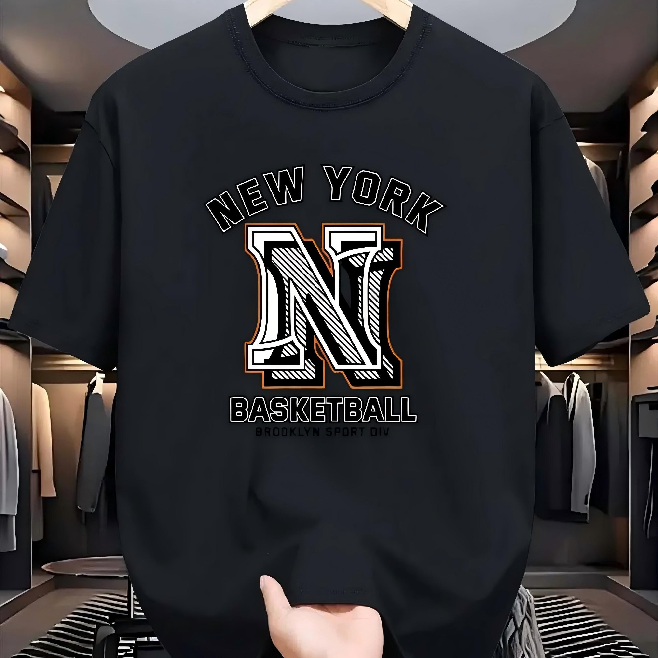 

Mens fashionable summer letter print breathable and comfortable round neck Tshirt outdoor street casual top 4XL