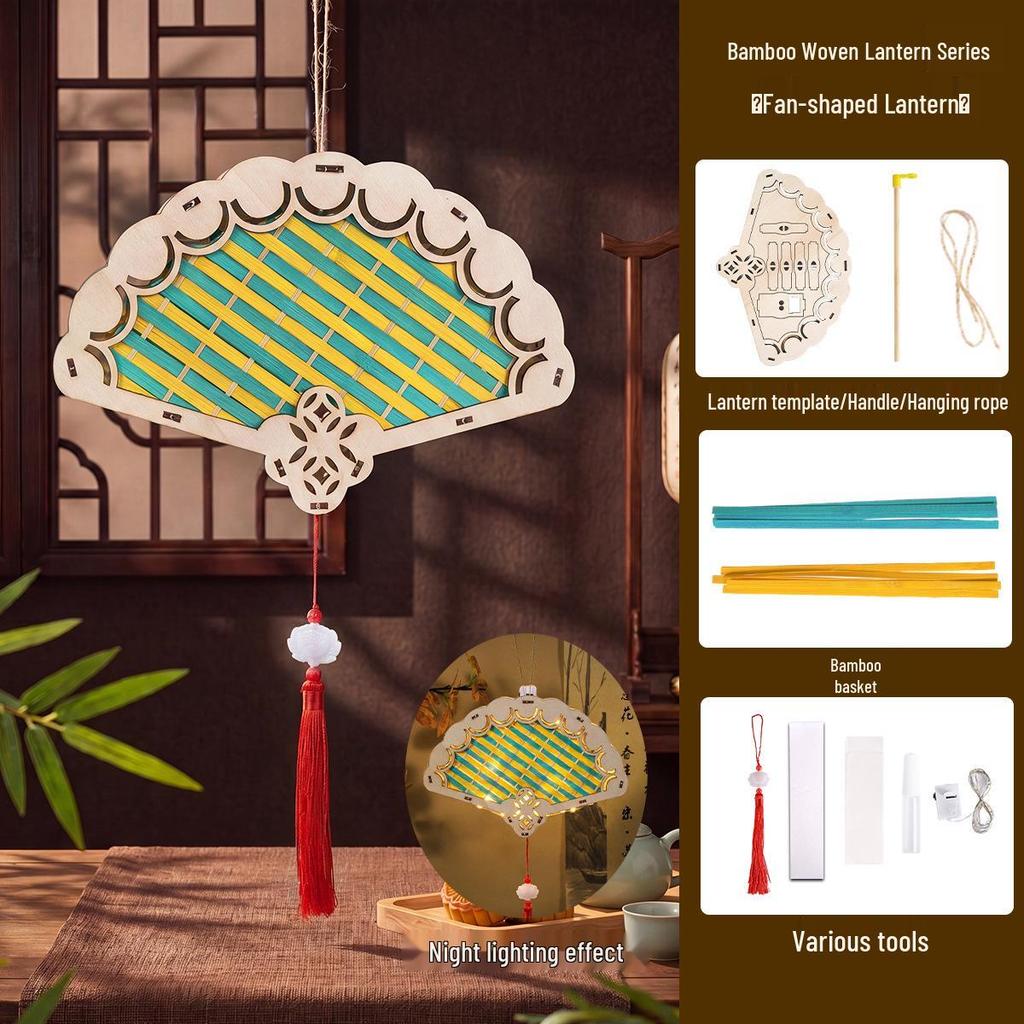 Handmade DIY Mid-Autumn Festival Luminous Rabbit Flower Lantern Kit