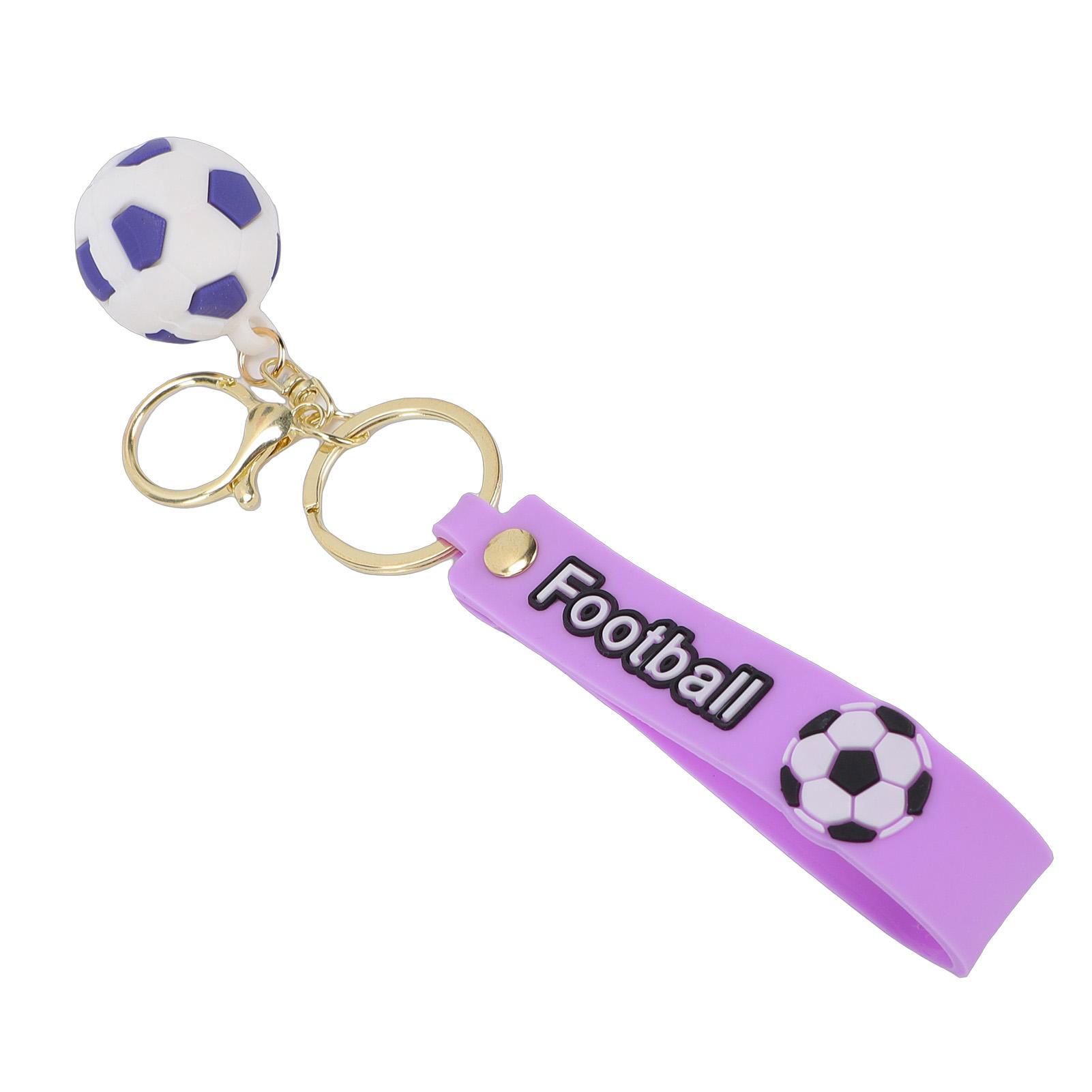 

Soccer Keychain PVC Iron Innovative Foot Key for Backpack Hanging Accessory