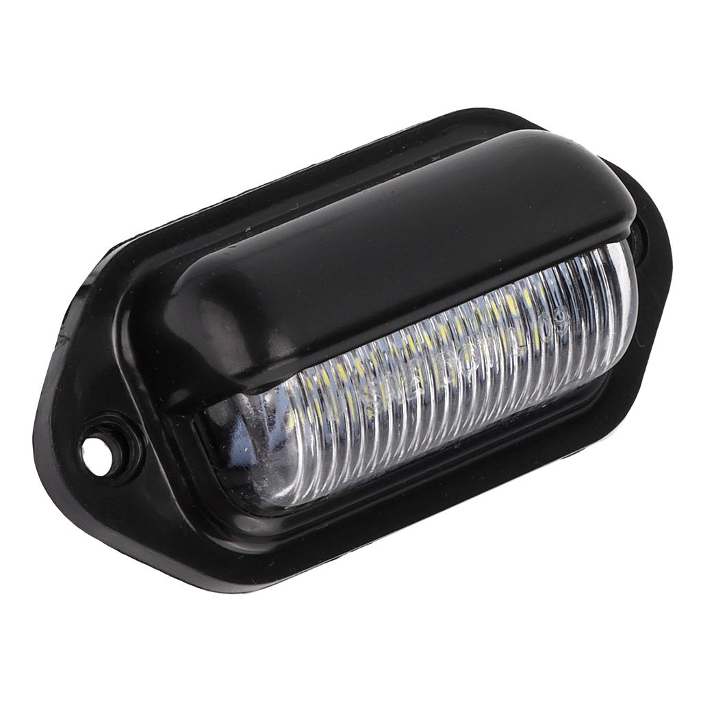 12V 6LED License Plate Tag Light 6000K Bright Waterproof Lamp for Boats Cars Trucks RVs
