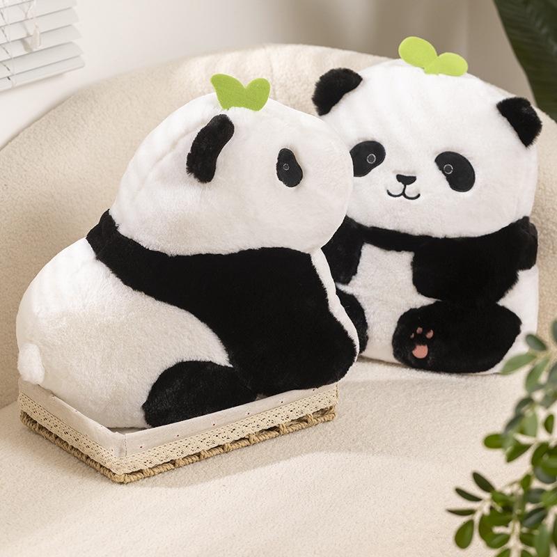 Panda Hua Hua Plush Toy Realistic Stuffed Panda Pillow For Kids And Adults