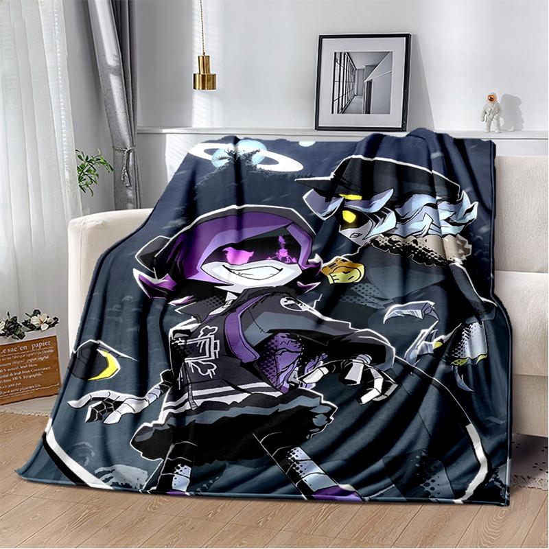 2025 New Style 3D Murder Drones Uzi Cartoon Soft Blankets,Throw Blanket Comfortable Blanket for Picnic Beds Sofa Home Bedroom