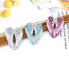 Women Rhinestone Inlaid Angel Wing Brooch Pin Cardigan Scarf Corsage Badge Decor