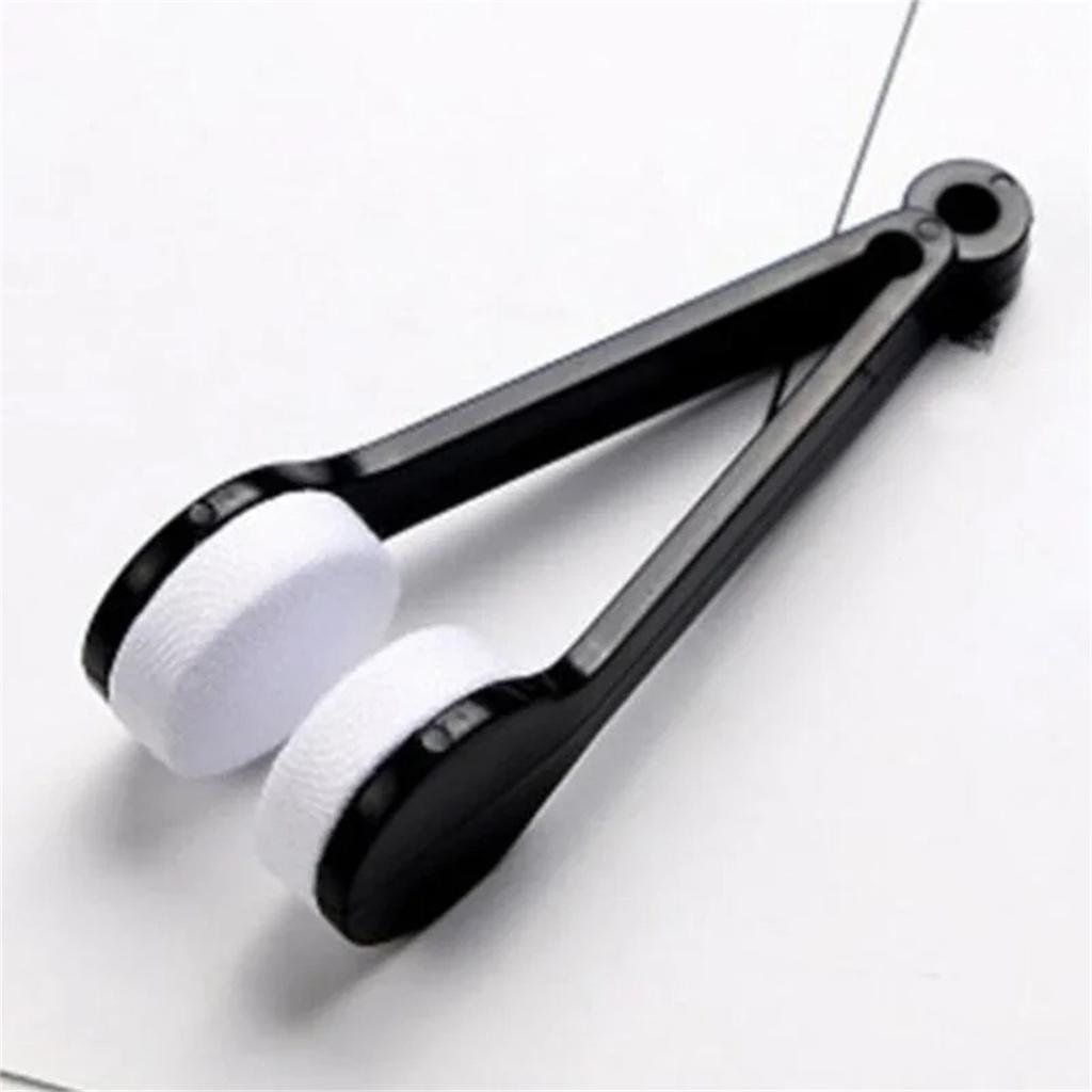 Practical Portable Glasses Cleaning Rub Eyeglass Sunglasses Spectacles Microfiber Cleaner Brushes Wiping Tools Mini