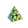 Black Version Speed Cube Puzzle Qiyi Qiming 3x3x3 Pyramid Professional Smoothly Twist Triangle Magic Cube Educational Toys 