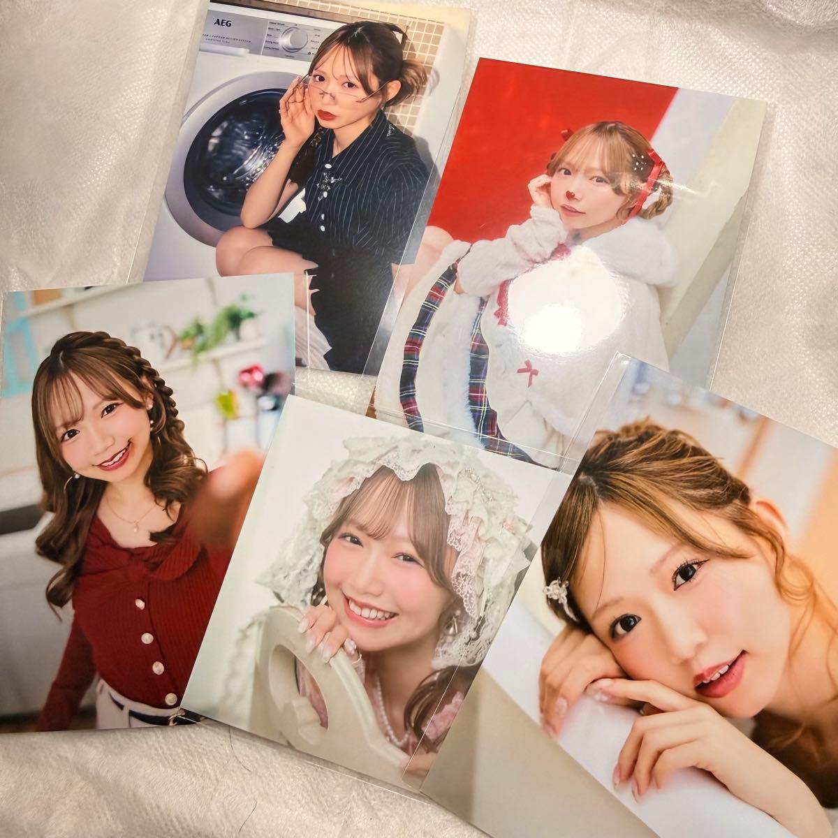 Used [2026] Misaki Hata birthday bromide set 5 types