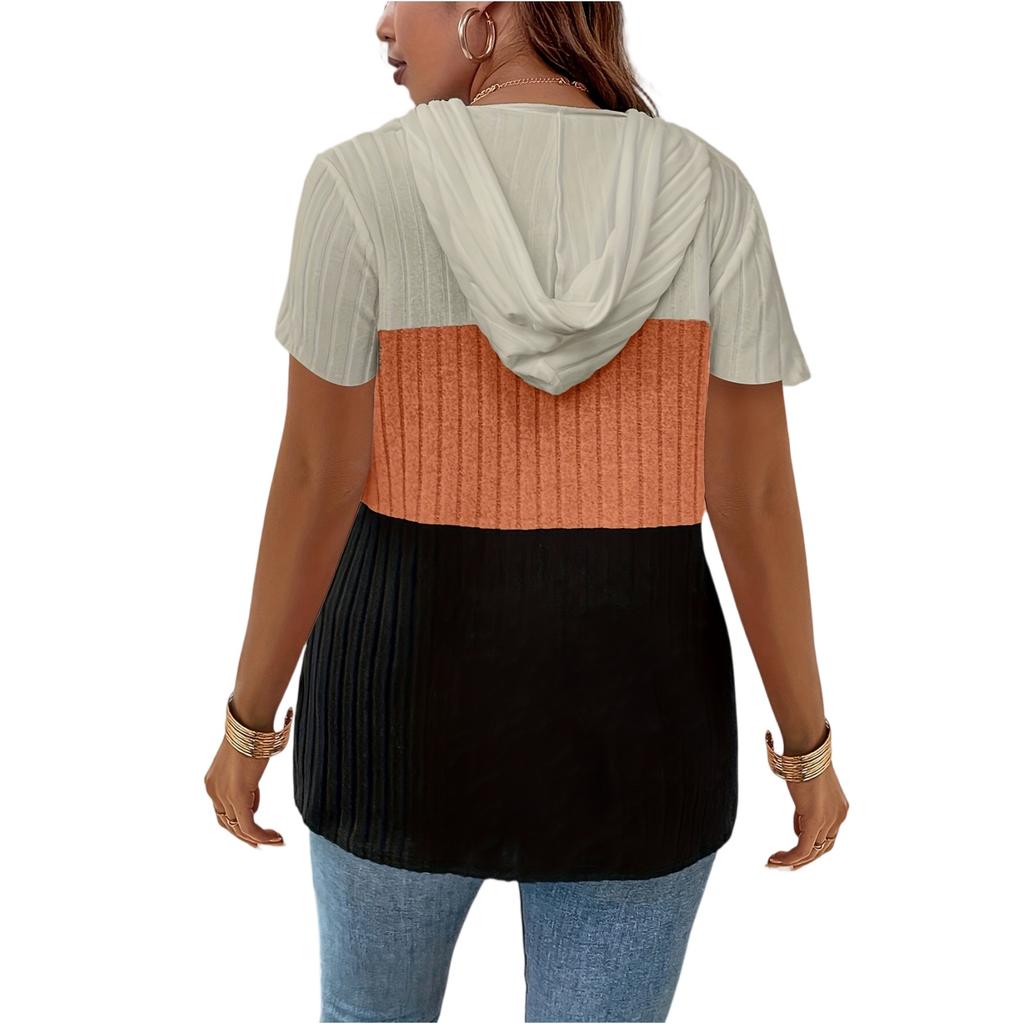 Women's Fashionable Short Sleeve Elegant Commuting And Casual Top