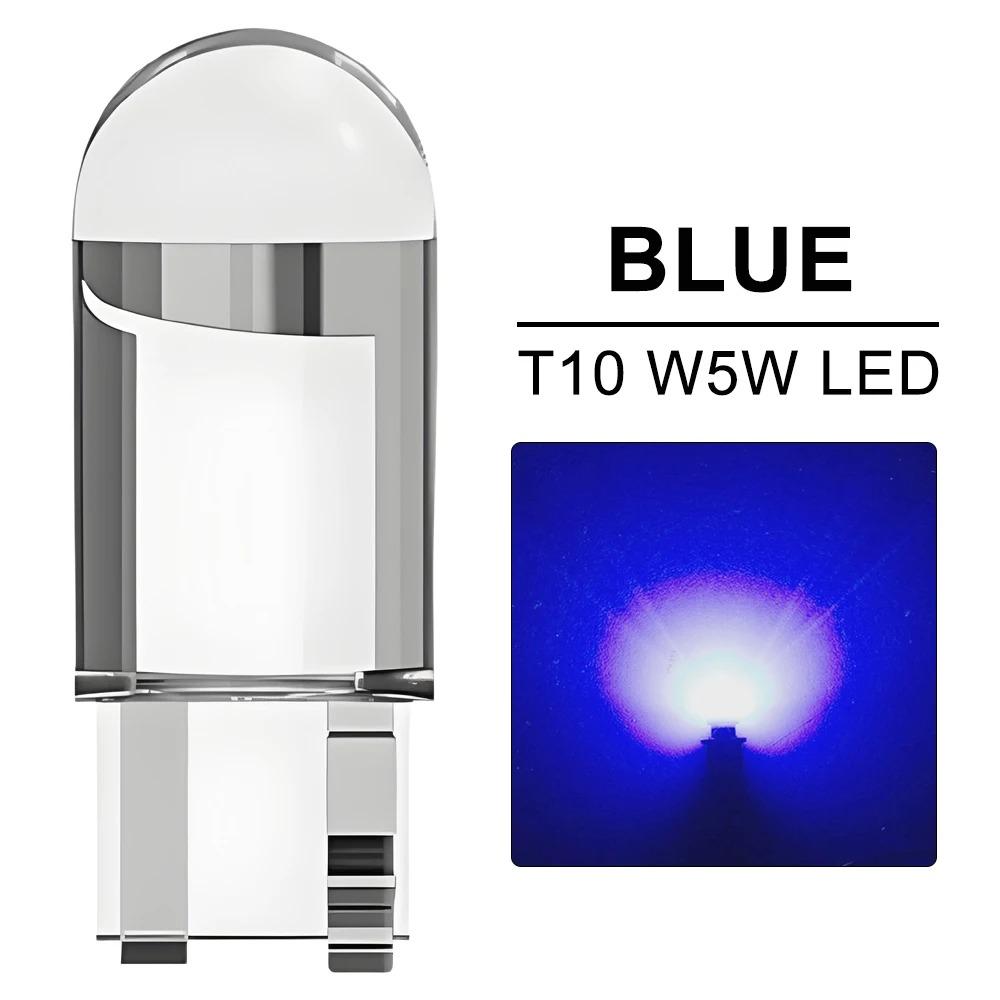 T10 W5W Positionslicht 12V Kennzeichenbeleuchtung Cob Hohe Helligkeit Integriertes Leselicht Motorrad Auto Licht Rücklicht Glühbirne Modifikation LED