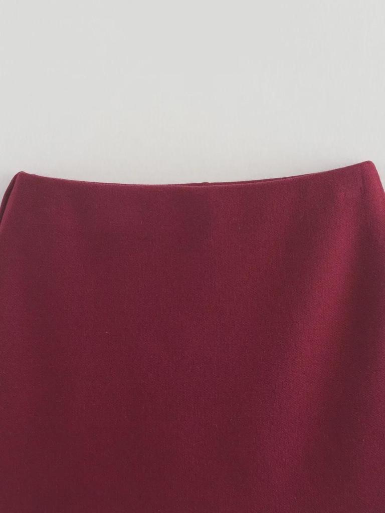Early Autumn V-Neck Slim Cardigan & Hip Skirt Set for Women