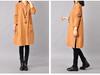 2025 Spring Korean Plus Size Women's Cotton Linen Shirt Dress with Half-Open Collar and Long Sleeves