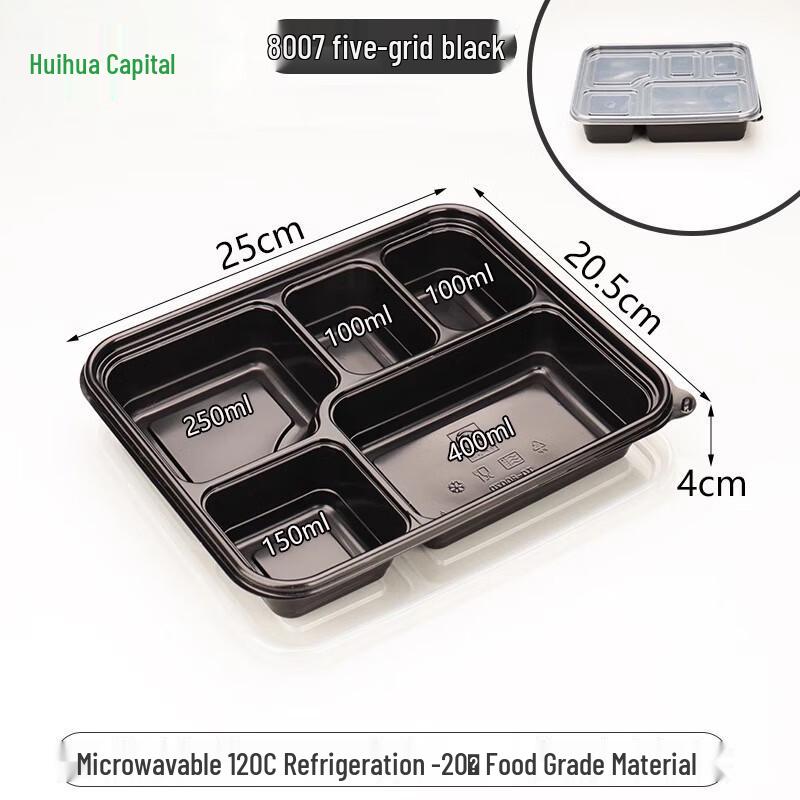 HUIHUADU Einweg-Takeaway-Lunchboxen