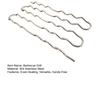 BBQ Sausage Roller Rack Hands-Free Rolling Grill Rack Even Cooking Grill Accessory for BBQ Camping Tailgating Outdoor Use