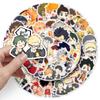 51 Haikyuu Graffiti Stickers: Cute Japanese Anime Decorations for Phone, Computer, and Water Bottle